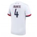 Maillot de foot Paris Saint-Germain Manuel Ugarte #4 Extérieur vêtements 2024-25 Manches Courtes